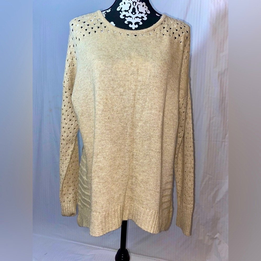 Eleven 22 Cozy Cut Out Tunic Sweater Size Small